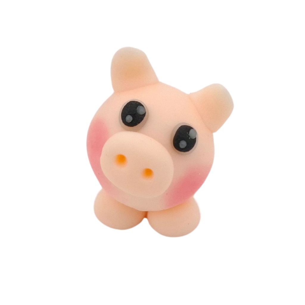 Set Swiggie Glücksschweinchen rosa, 64 Stück im Display