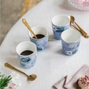 Bridgerton Espressobecher 4er-Set 80 ml