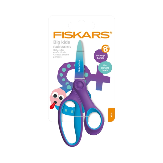 Fiskars Kinderschere, 15 cm, Ombré lila 8+