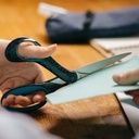 Fiskars Teenager-Schere, 20 cm, für Linkshänder, Türkis gesprenkelt 15+