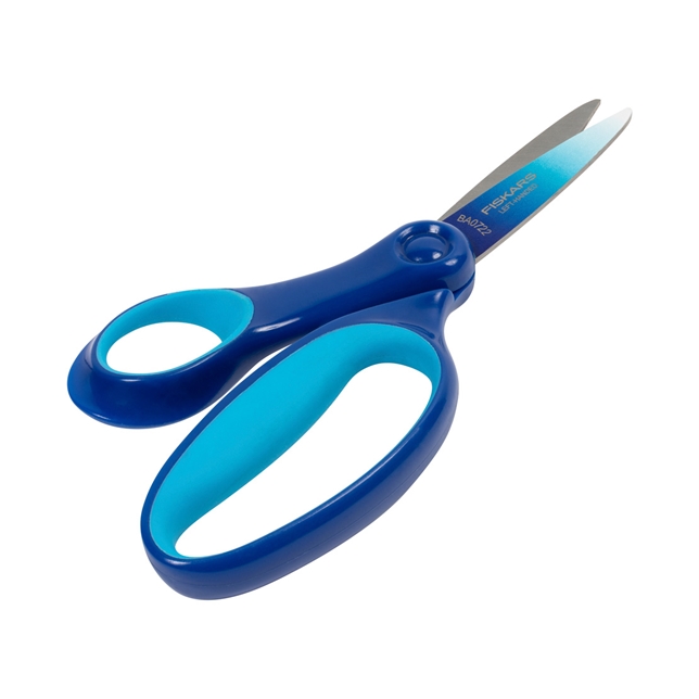 Fiskars Kinderschere, 15 cm, Ombré blau 8+ Linkshänder