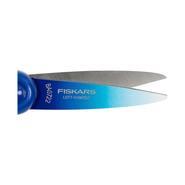 Fiskars Kinderschere, 15 cm, Ombré blau 8+ Linkshänder