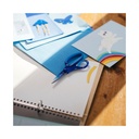 Fiskars Kinderschere, 15 cm, Ombré blau 8+ Linkshänder