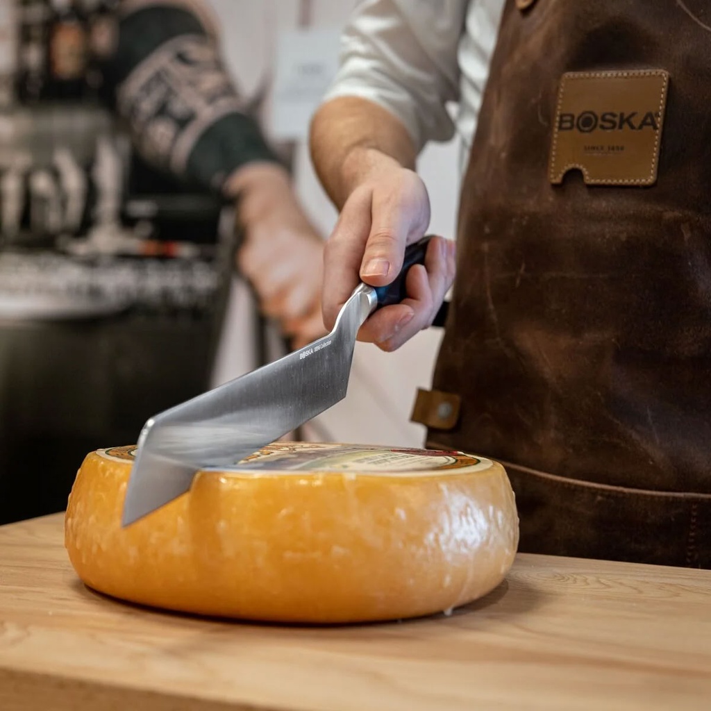 Professionelles Käsemesser für halbharten Käse Schwarzer Handgriff 210mm