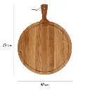 Schneid- und Servierbrett Friends Eiche L