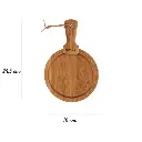 Schneid- und Servierbrett Friends Eiche S