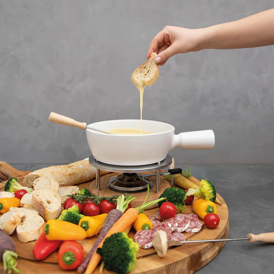 Fondue-Set Bianco