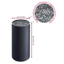 Messerblock mit Kunststoffborsten