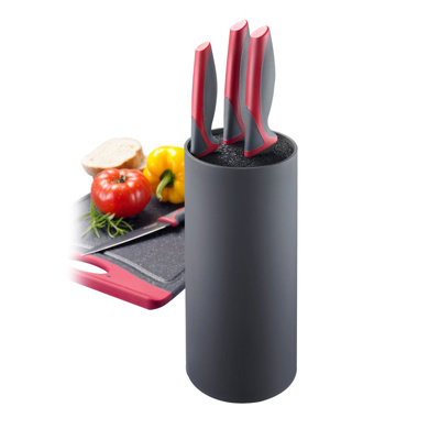 Messerblock mit Kunststoffborsten