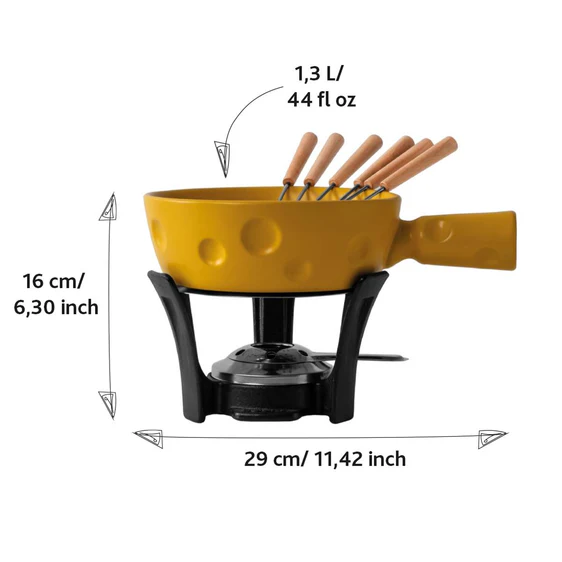 Käsefondue Set Super Cheesy 1l