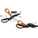 Fiskars Cuts+More Mehrzweckschere 23cm