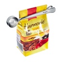 Kaffee-Dosierlöffel Edelstahl mit Verschlussklemme