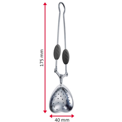 Brühlöffel »Herz« mit Silikongriffen