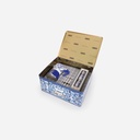 Geschenkbox Dolce & Gabbana Moka Express 3 Tassen Blu Mediterraneo + 3 Espressobecher und Rührstäbchen