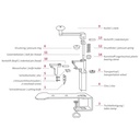 Dosenöffnermaschine »Sieger Clou 40«, vernickelt