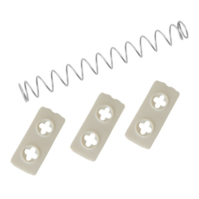 3 Abstreifplättchen + 1 Feder für Kirschentkerner 4030