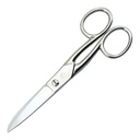 Haushaltsschere, gerade Augen, geschmiedet 13cm