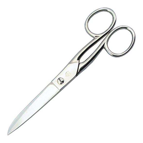 Haushaltsschere, gerade Augen, geschmiedet 16cm