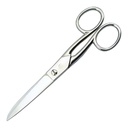 Haushaltsschere, gerade Augen, geschmiedet 16cm