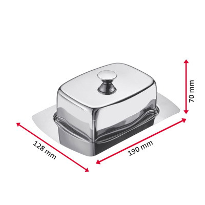 Butterdose Edelstahl
