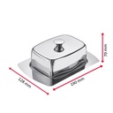 Butterdose Edelstahl