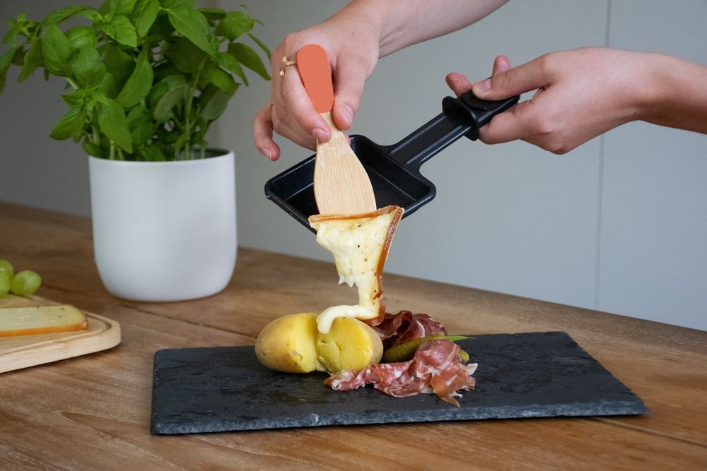 Raclettspachteln 6 Stk Bambus bunt