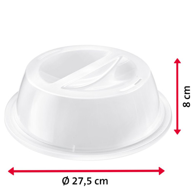 Mikrowellen Abdeckhaube, ø 27,5 cm