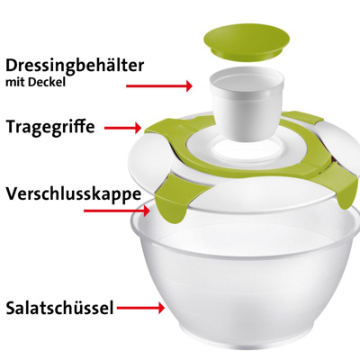 Salatbutler »Praktika«, 6,5 l Apfelgrün