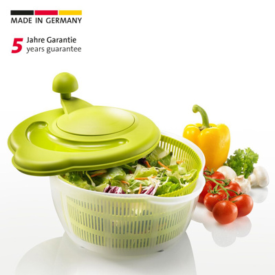 Salatschleuder »Fortuna«, 5 l, rutschfest Apfelgrün