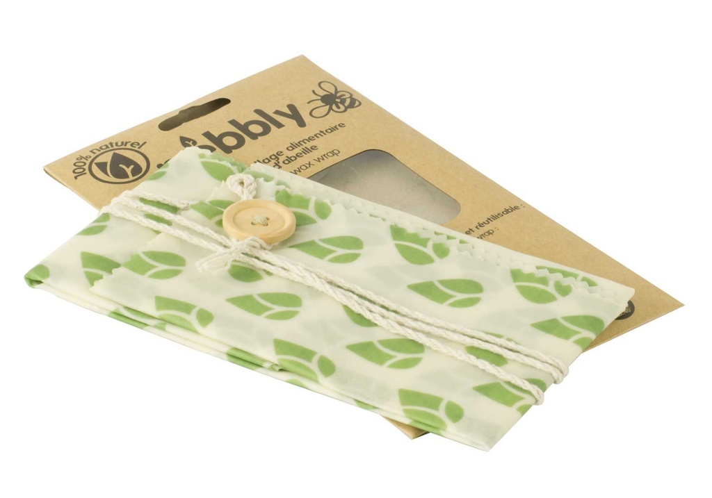 Bienenwachstuch Baumwolle XL 43x58,5 cm