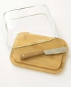 Butterdose mit Messer 3tlg