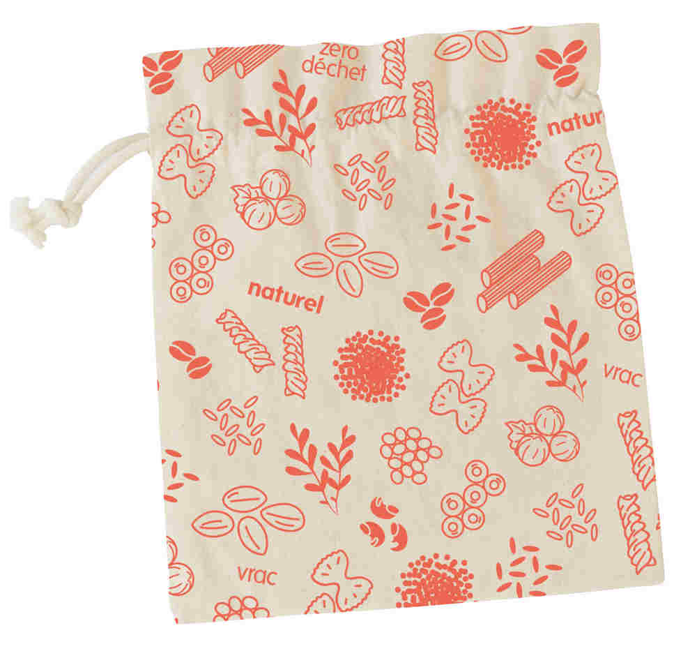 Beutel aus Biobaumwolle S