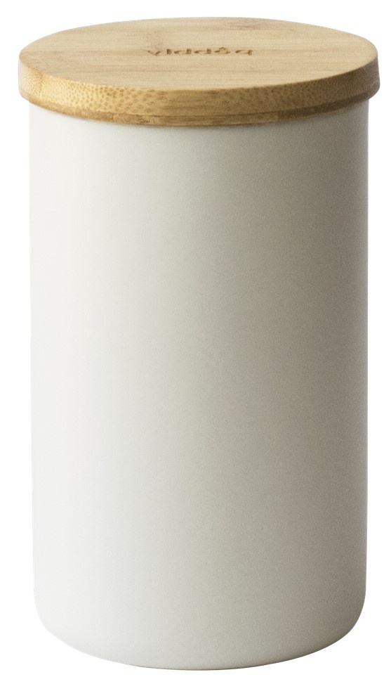 Teedose rund mit Bambusdeckel 650ml