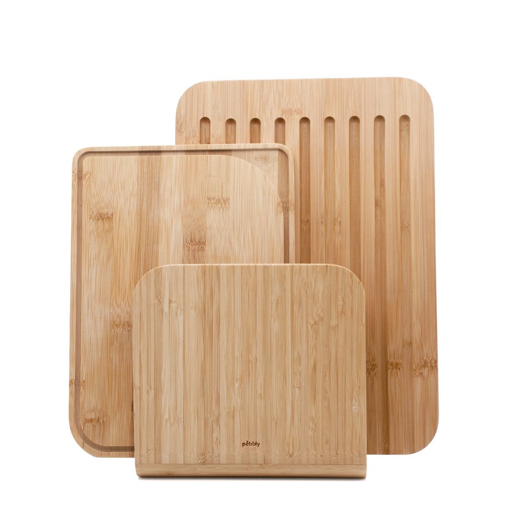 Schneidbrett 5er Set natur