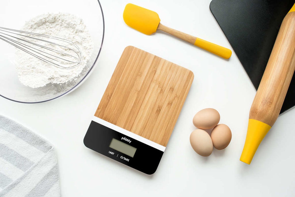 Küchenwaage Bambus rechteckig