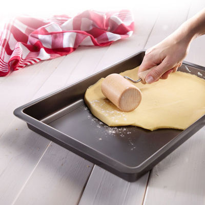 Backblechroller »Woody«, Buchenholz