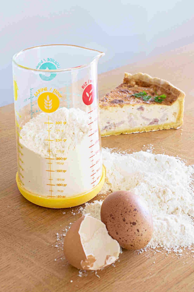 Messbecher Glas rutschfest 0,5L