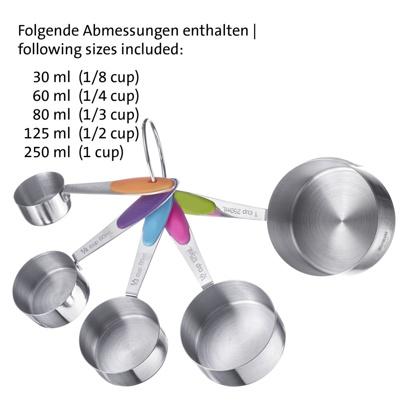 5 Messlöffel »Pendo«, groß