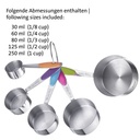 5 Messlöffel »Pendo«, groß