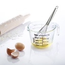 Messkanne Glas 0,5l offener Griff