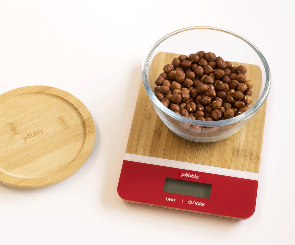 Rührschüssel rund Glas/Bambus