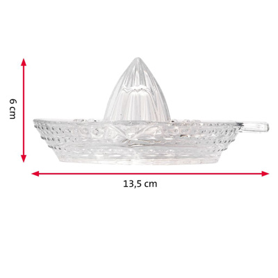 Zitruspresse, Glas, klein, 30 ml
