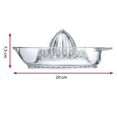 Zitruspresse, Glas, groß, 250 ml