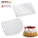 Teigkarte/-schaber- und Kuchengarnierer-Set