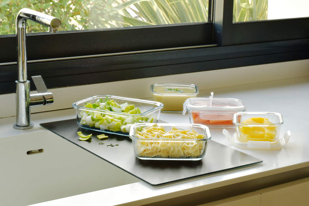 Vorratsdosen rechteckig 5er-Set