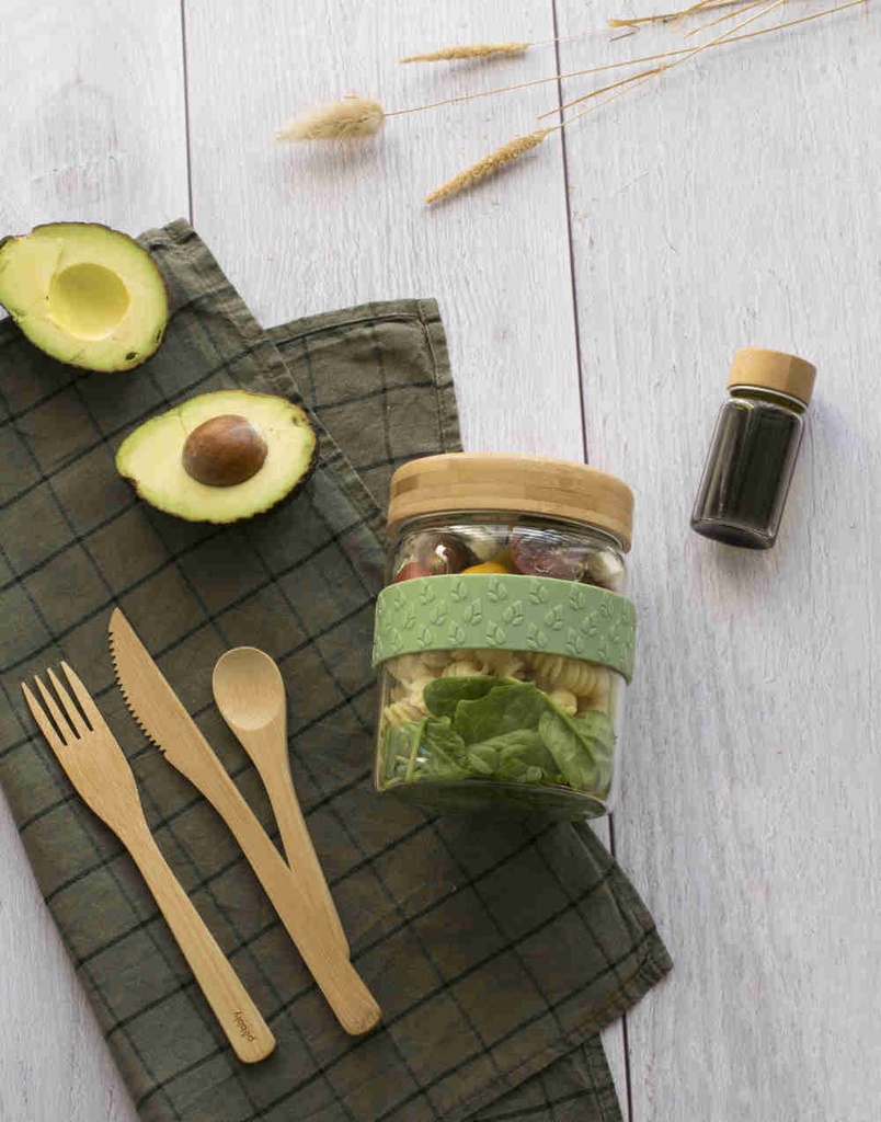 Lunchdosen 2er Set 700 ml & Dressingdose 50 ml