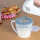 Rührbecher mit Deckel, »Helena«, 1,4 l Blau