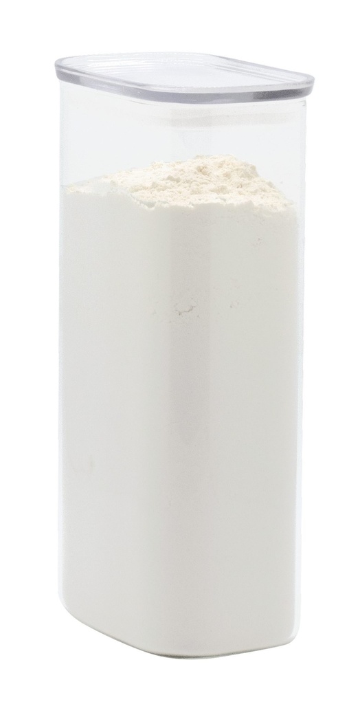 Vorratsdose rechteckig hoch mit Glasdeckel 1,8l