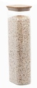 Vorratsdose rechteckig hoch Glas/Bambus 2,6l