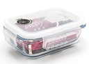 Frischhaltedose rechteckig Glas/PP 1,2l
